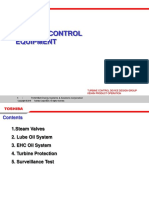 2-3, 2-4, 2-5 - Turbine Control Equipment - Lube Oil System - Hydraulic Control Oil System