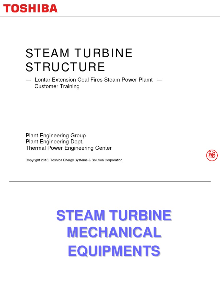 2-1 Steam Turbine | PDF | Turbine | Physical Quantities