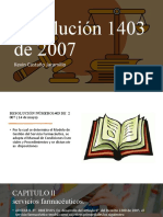 Resolución 1403 de 2007