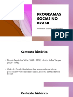 Programas Socias No Brasil