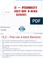 N4. D-Block Elements (HL)