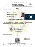 Dirección General de La Policía Nacional Civil Ministerio de Gobernación Gobierno de La República de Guatemala, C.A