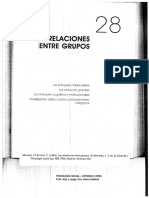 Teorico. Morales y Huici. Las Relaciones Entre Grupos