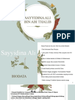 Sayyidina Ali Bin Abi Thalib