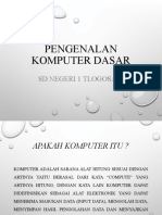 Presentasi Pengenalan Komputer Dasar