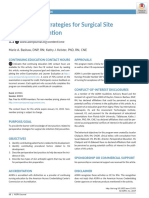 Perioperative Strategies For Surgical Site