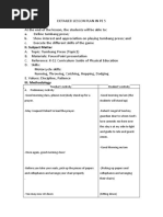 Detailed Lesson Plan in Physical Education Grade 4 | PDF | Physical ...