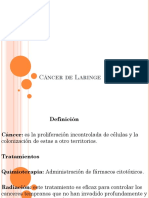Cancer de Laringe y de Pulmon