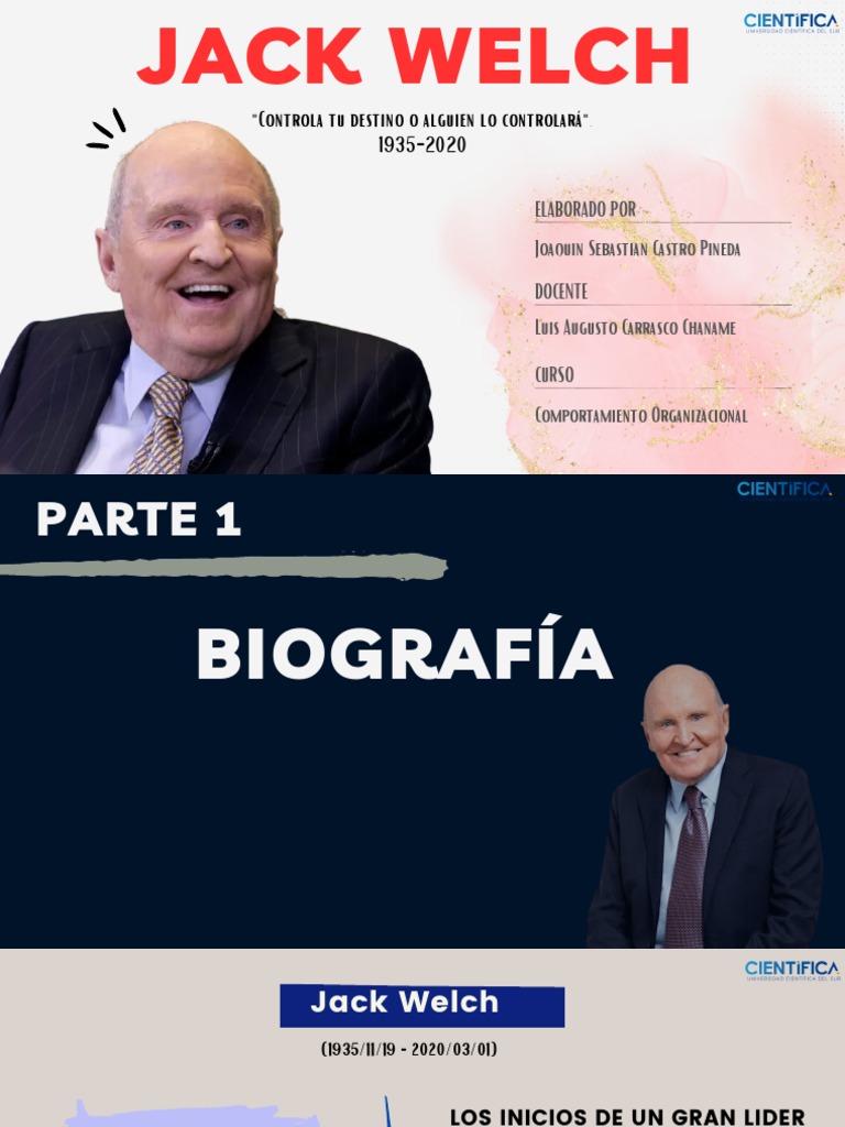 Biografía y Liderazgo de Jack Welch | PDF | Liderazgo