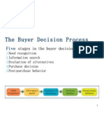 Stages in The Buyer Decision Process