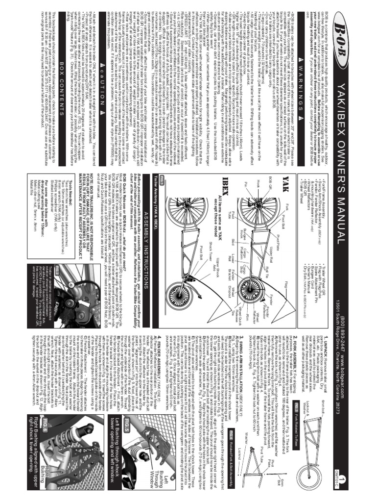 Bob Ibex Manual | PDF