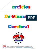 Actividades de Gimnasia Cerebral