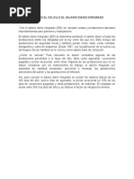 Cálculo del Salario Base de Cotización IMSS | PDF | Salario | Salario ...