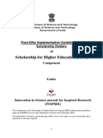 SHEPostoffer Implementation Guidelines