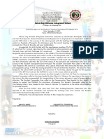 Narrative Report On The Conduct of National Simultaneous Earthquake Drill - 2021