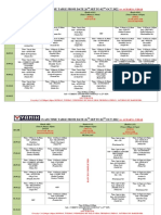 Acharya Vihar Time Table 26TH Sep-02nd Oct 2022