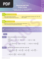 Trigonometric Functions: Extreme Values of Trigonometric Expressions and Periodicity