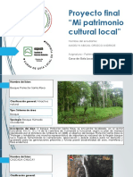Proyecto Final - Patrimonio Cultural Local