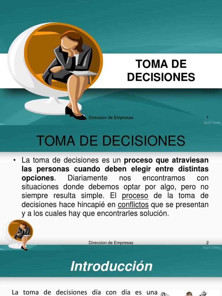 Proceso de Toma de Decisiones | PDF | Crecimiento personal y ...