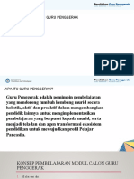 Konsep Pembelajaran Modul Calon Guru Penggerak