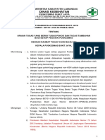 SK Kepala Puskesmas Tentang Uraian Tugas Yang Berisi Tugas Pokok Dan Tugas Tambahan Untuk Setiap Pegawai