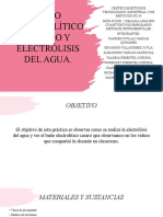 Baño Electrolítico Casero y Electrólisis Del Agua