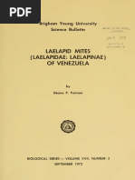 Furman 1972 Mites of The Family Laelapidae in Venezuela