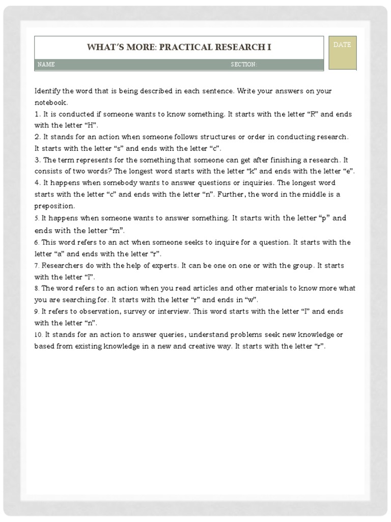 Activity 1 | PDF