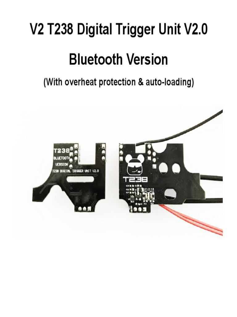 T238 Digital Trigger Unit Bluetooth Version Introduction Manual | PDF ...