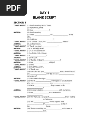 DAY 1 - BLANK SCRIPT