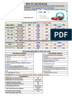 May CSD Car Price List With DL Reg