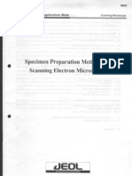 Jeol App. Note - SM43 - Specimen Preparation Methods for Scanning Electron Microscopes
