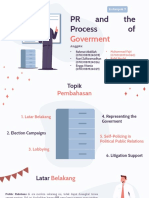 Kelompok 5 Indralaya - PR and The Process of Goverment