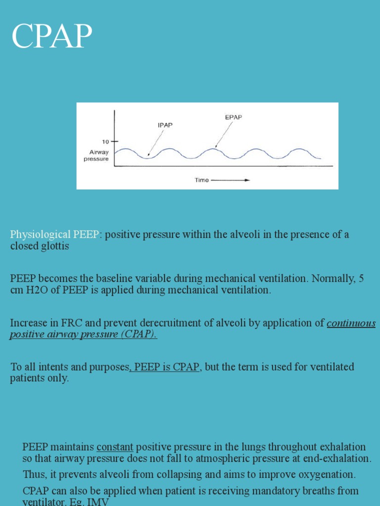 CPAP | PDF | Breathing | Human Diseases And Disorders