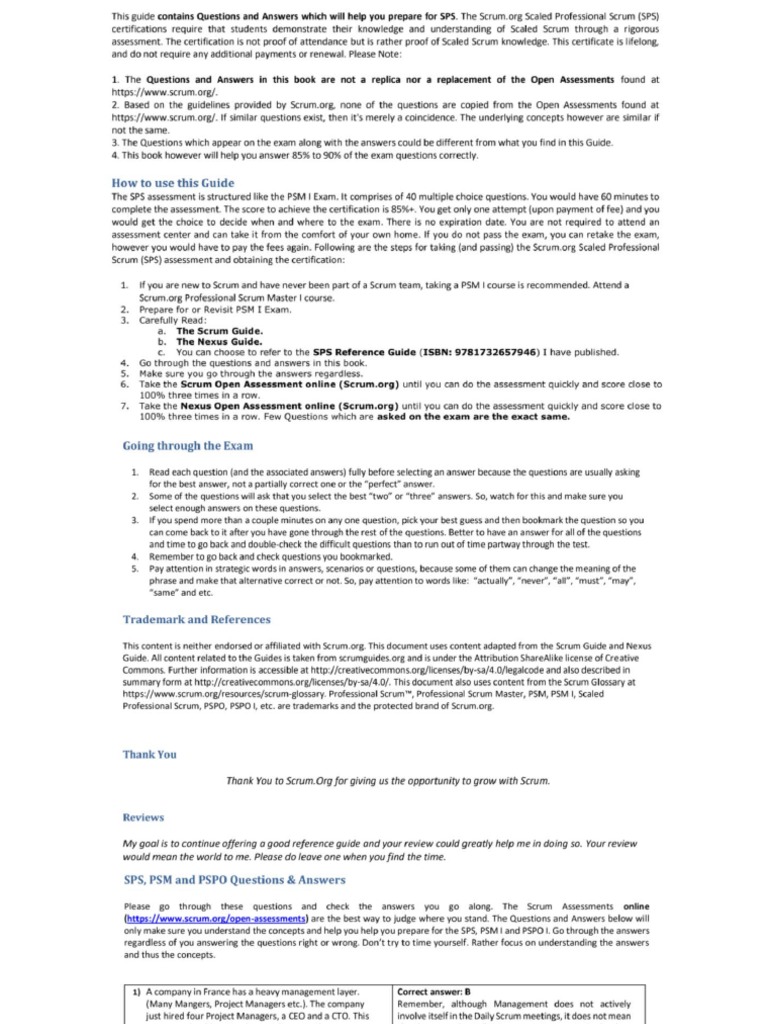 PSM Questions | PDF