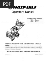 Otro - Bilt - : Operator's Manual