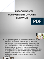 Pharmacological Management of Child Behavior