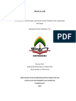 Makalah SPI (Penyebab Terjadinya Perang Salib)