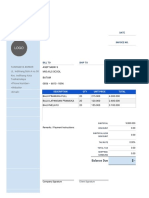 Classic Word Invoice Template