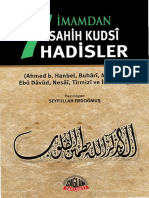 7 İmamdan Sahih Kudsi Hadis