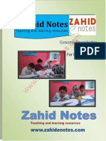 Zahid Notes GK For Playgroup Nursery Kids