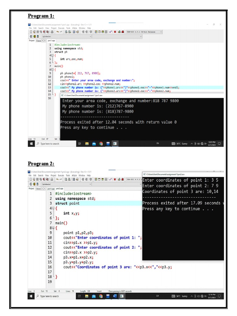 C++ Structure | PDF