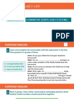 Unit 1 - Lesson 7 - Communication - Culture