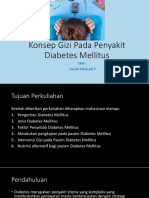 Konsep Gizi Pada Penyakit Diabetes Mellitus