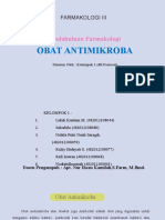 Kelompok 1 - Obat Antimikroba - 4B Farmasi. Farmakologi III