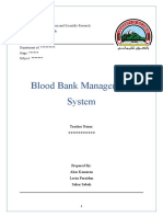 Blood Bank Management System