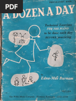 A Dozen A Day - Play With Ease In Many Keys. Piano Solo. : Edna-Mae Burnam - Foto 8