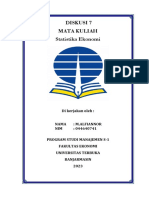 Diskusi 7 Statistika Ekonomi