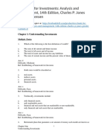 Test Bank For Investments Analysis and Management 14th Edition Charles P Jones Gerald R Jensen 2