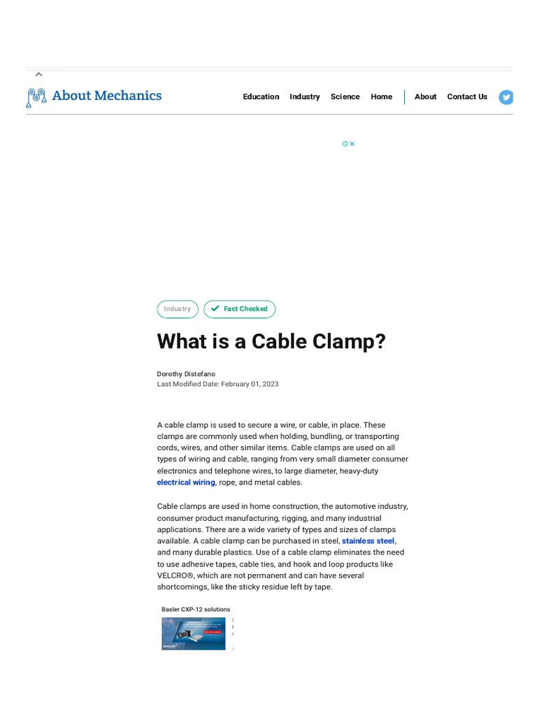 what-is-a-cable-clamp-with-picture-pdf